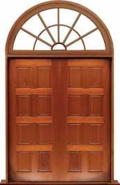 8 panel: single door +  two sidelights