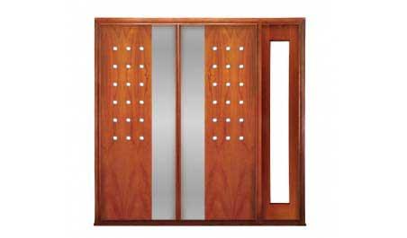 portside: double door + sidelight on right